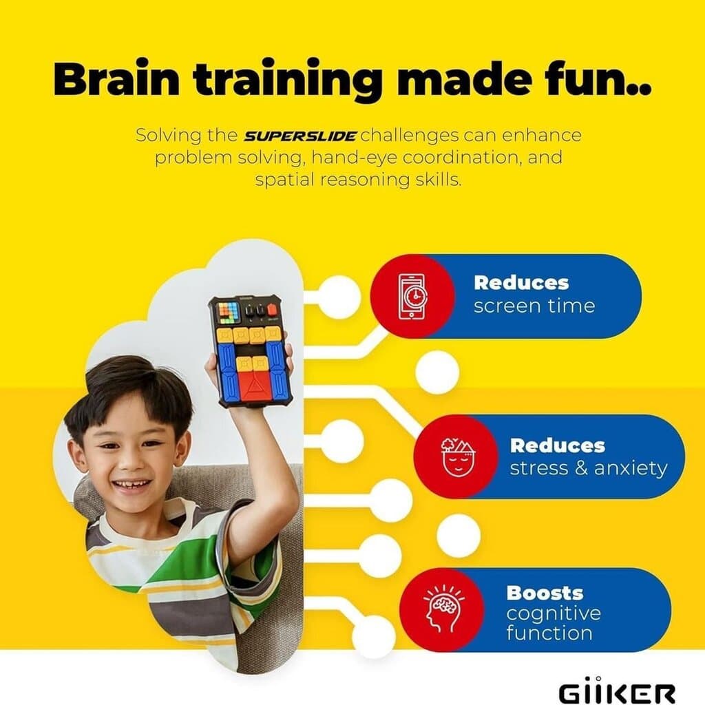 Giiker Super Slide Handheld Console Puzzle - Black 3