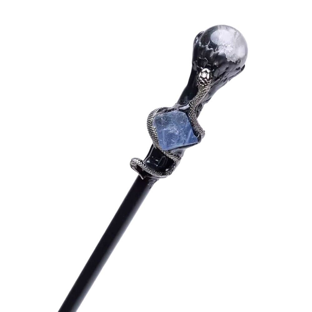 Crystal Wand Glass With Snake