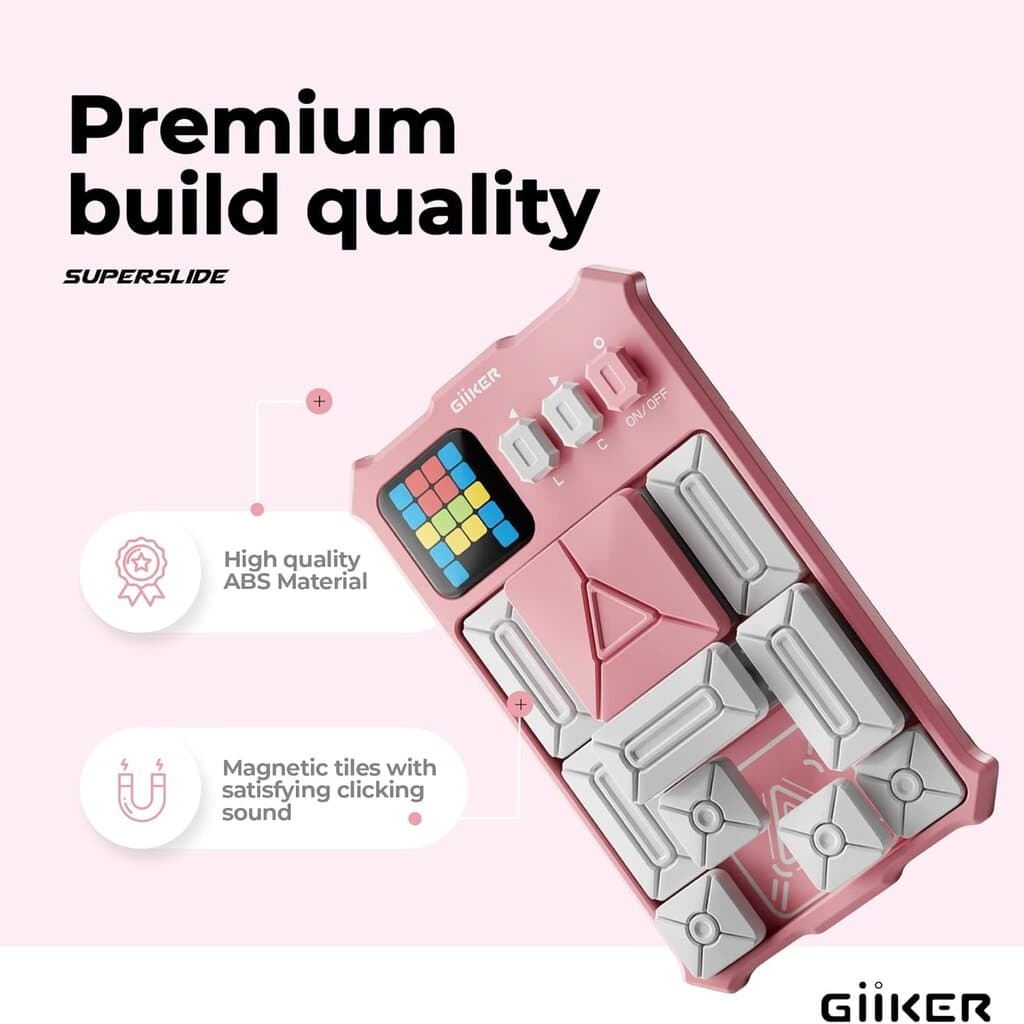 Giiker Super Slide Handheld Puzzle - Pink 5