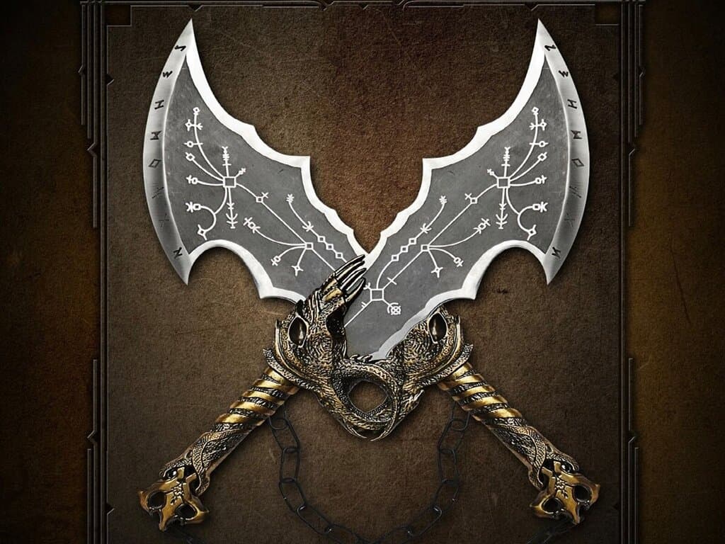 God Of War Kratos Blades - Gold & Silver 1