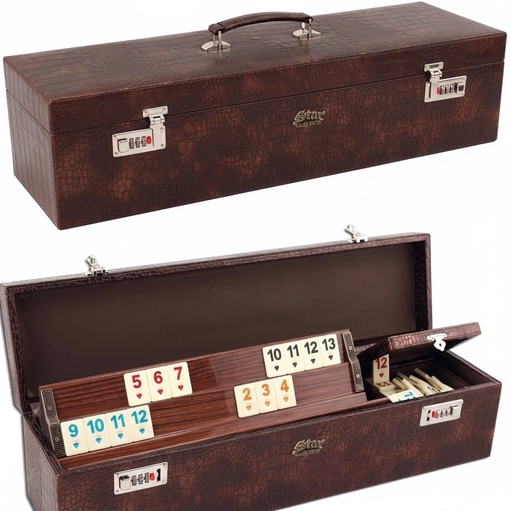 Star Elite Okey Rummy Set - Dark