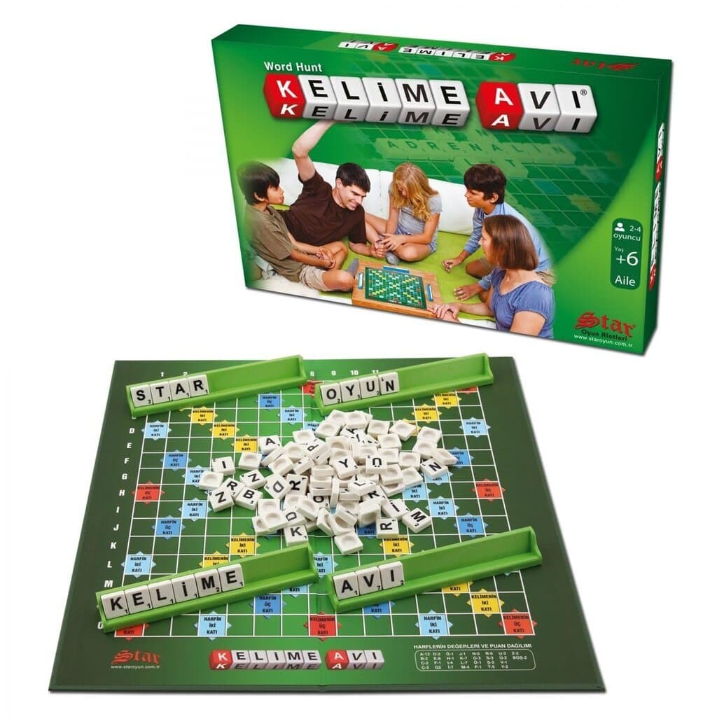 Star Word Hunt Board Game