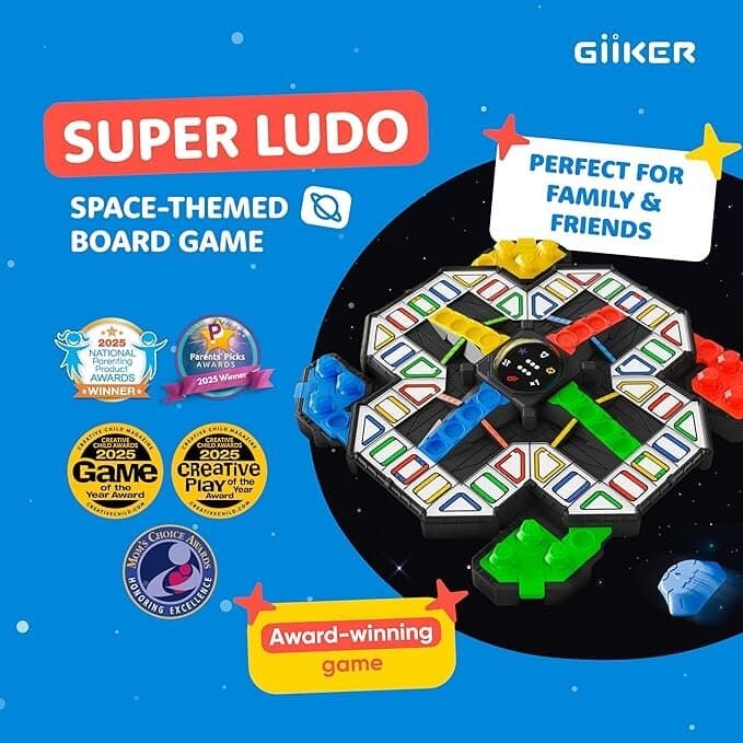 Giiker Super Ludo Space Themed Board Game 2
