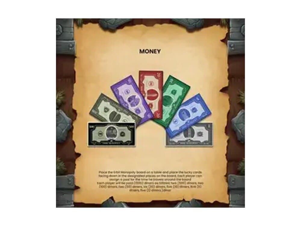 ARI GAMING Money Monopoly Hawler Board Game