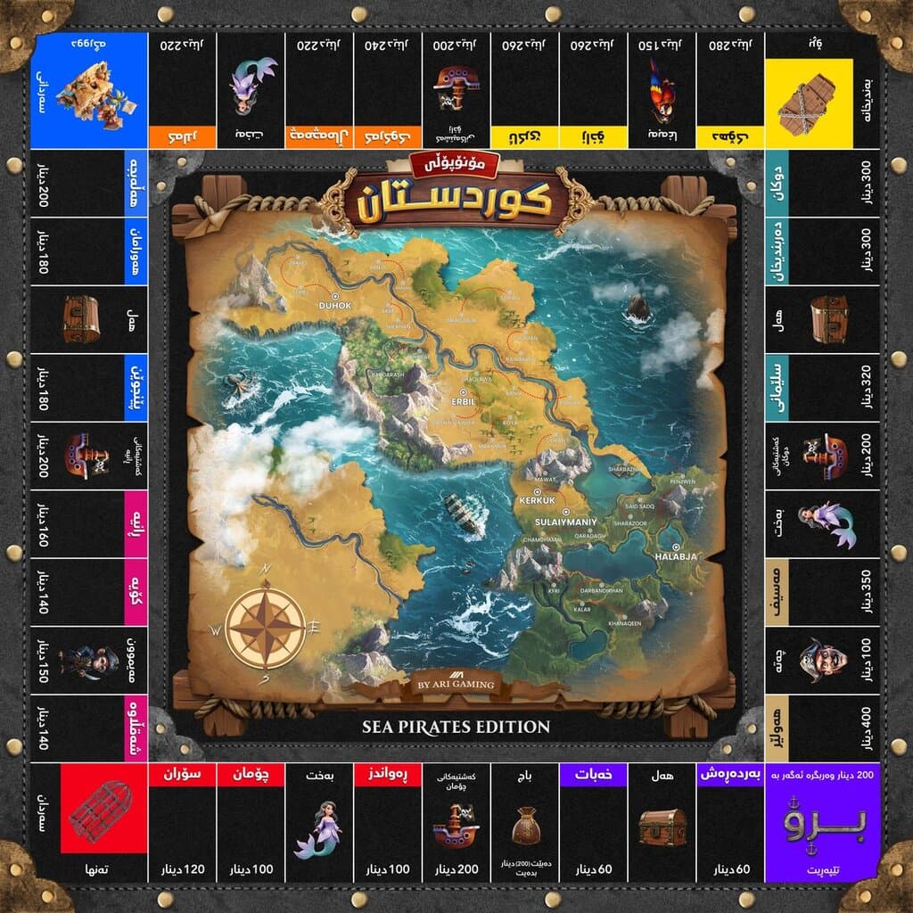 ARI GAMING Kurdistan Monopoly Game 2