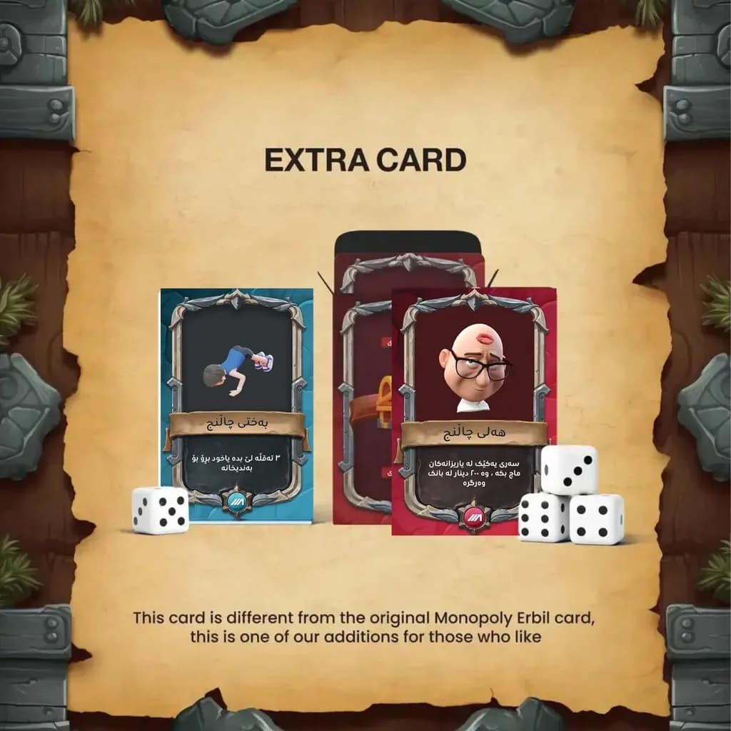 ARI GAMING Hal u Baxt Monopoly Hawler Extra Card