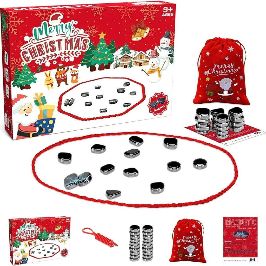Magnetic Strategy Game Christmas Themed