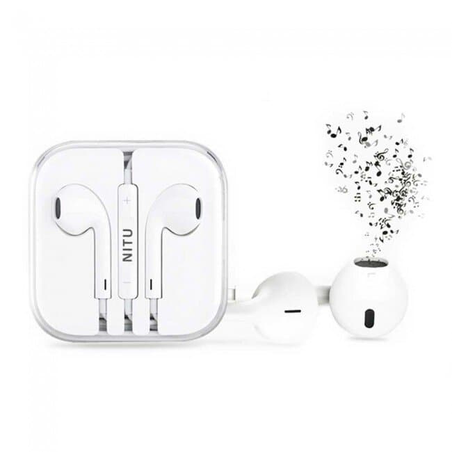 Nitu NT-H7 Hi-Fi Wired In-Ear Earphones with Mic