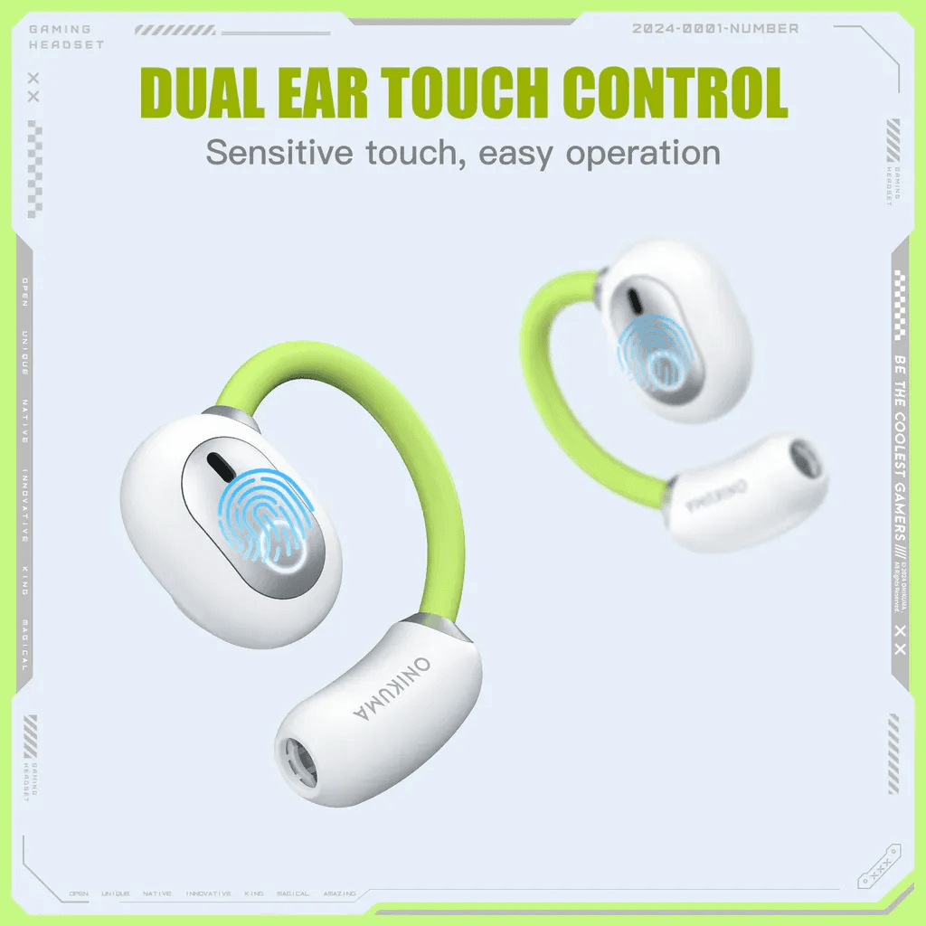 ONIKUMA T25 Wireless Earbuds - White 3