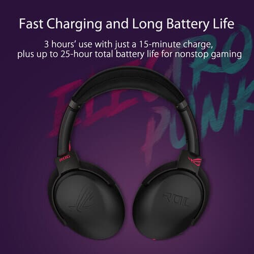 ROG Strix Go 2.4 Wireless Gaming Headset - Electro Punk 3