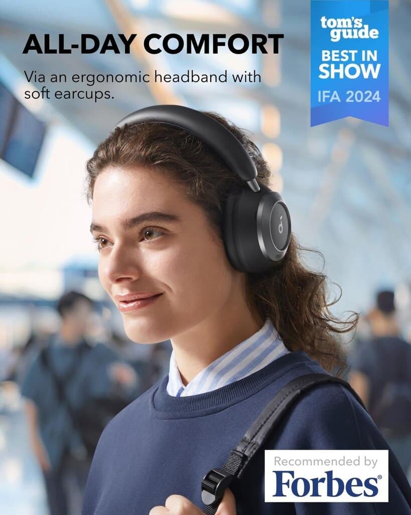 Anker Soundcore Space One Pro A3062H11 Headset - Black — photo 4