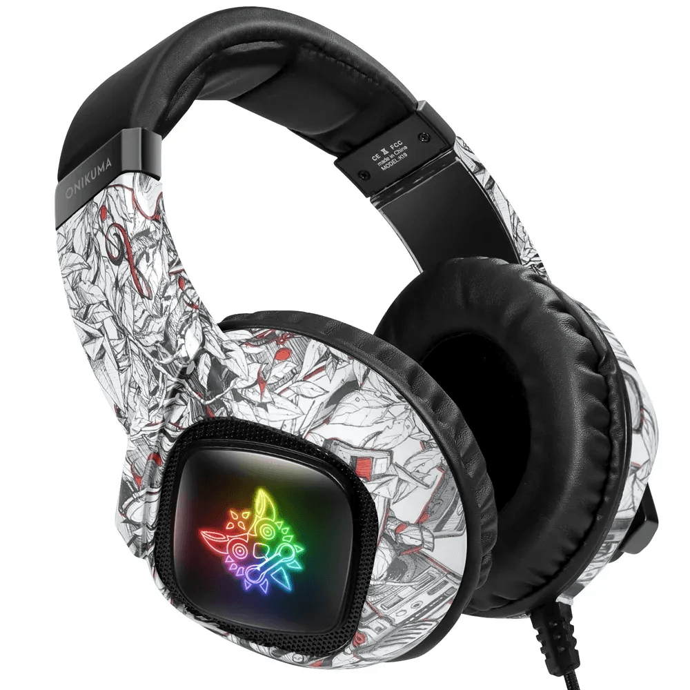 ONIKUMA K19 Wired Gaming Headset - Camouflage White 2