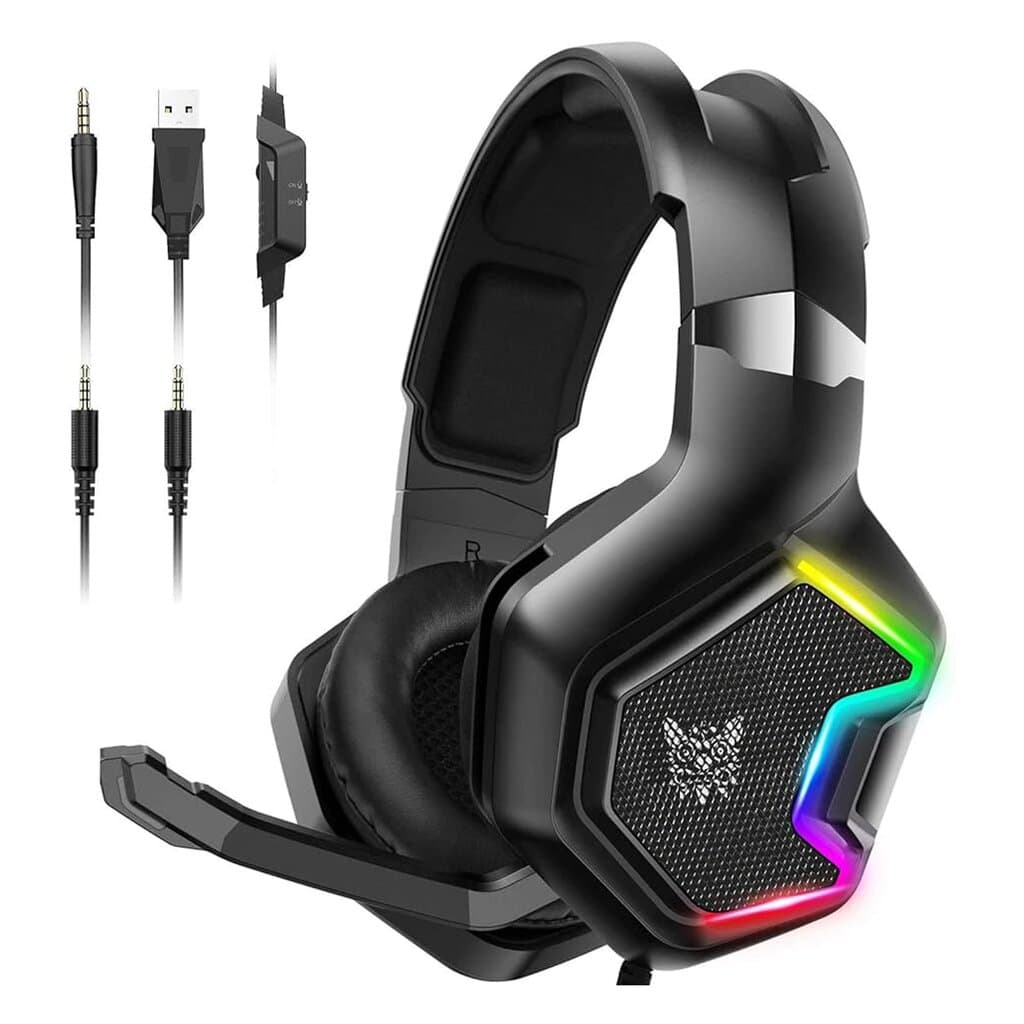 ONIKUMA K10 PRO RGB Wired Gaming Headset - Black