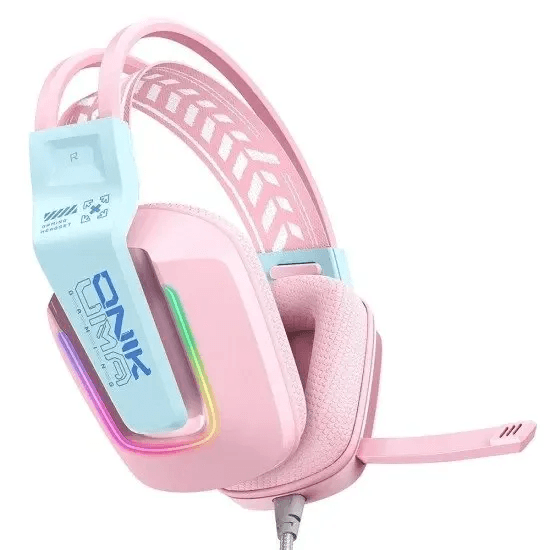 ONIKUMA X13 RGB Gaming Headset - Pink