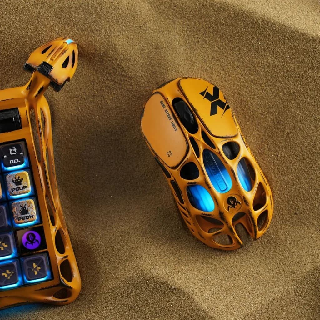 GravaStar Mercury X Mouse - Yellow 6