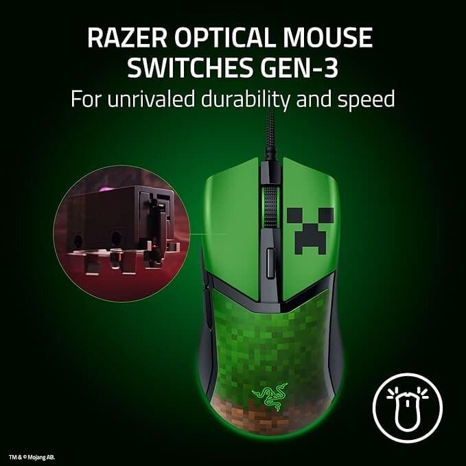 Razer Cobra Gaming Mouse Minecraft Edition 4