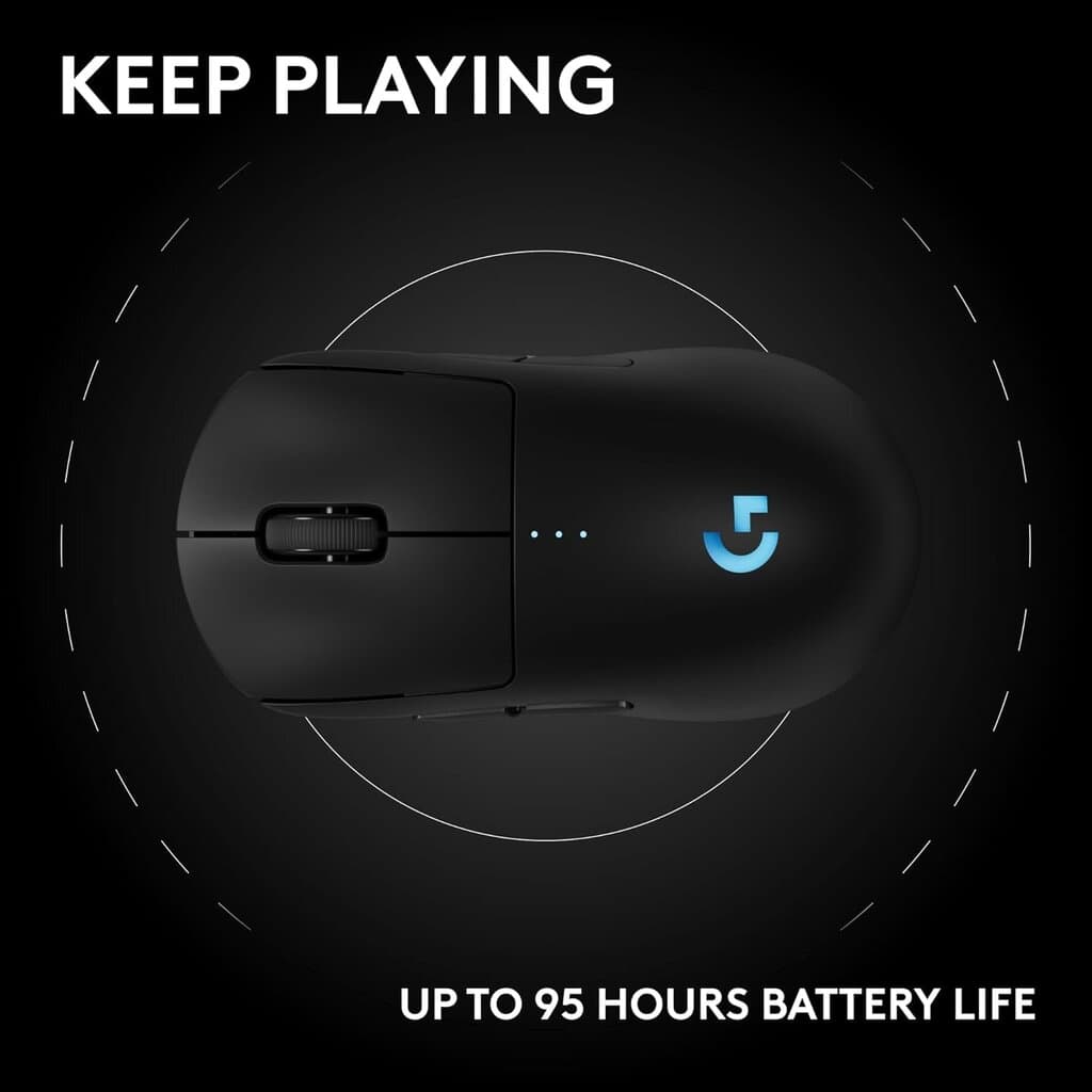 ماوسی یاریکردنی Logitech Pro 2 Lightspeed - ڕەش — photo 3