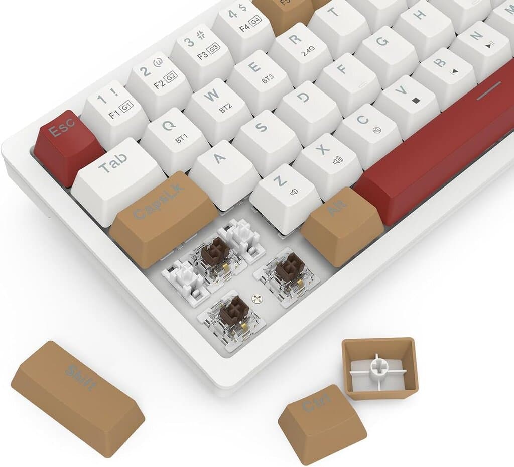 Redragon Rammus K677 PRO 60% Wireless RGB Mechanical Keyboard 5