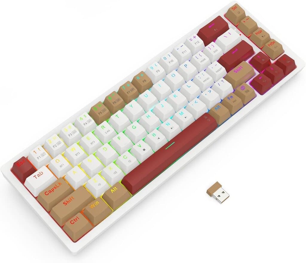 Redragon Rammus K677 PRO 60% Wireless RGB Mechanical Keyboard 2