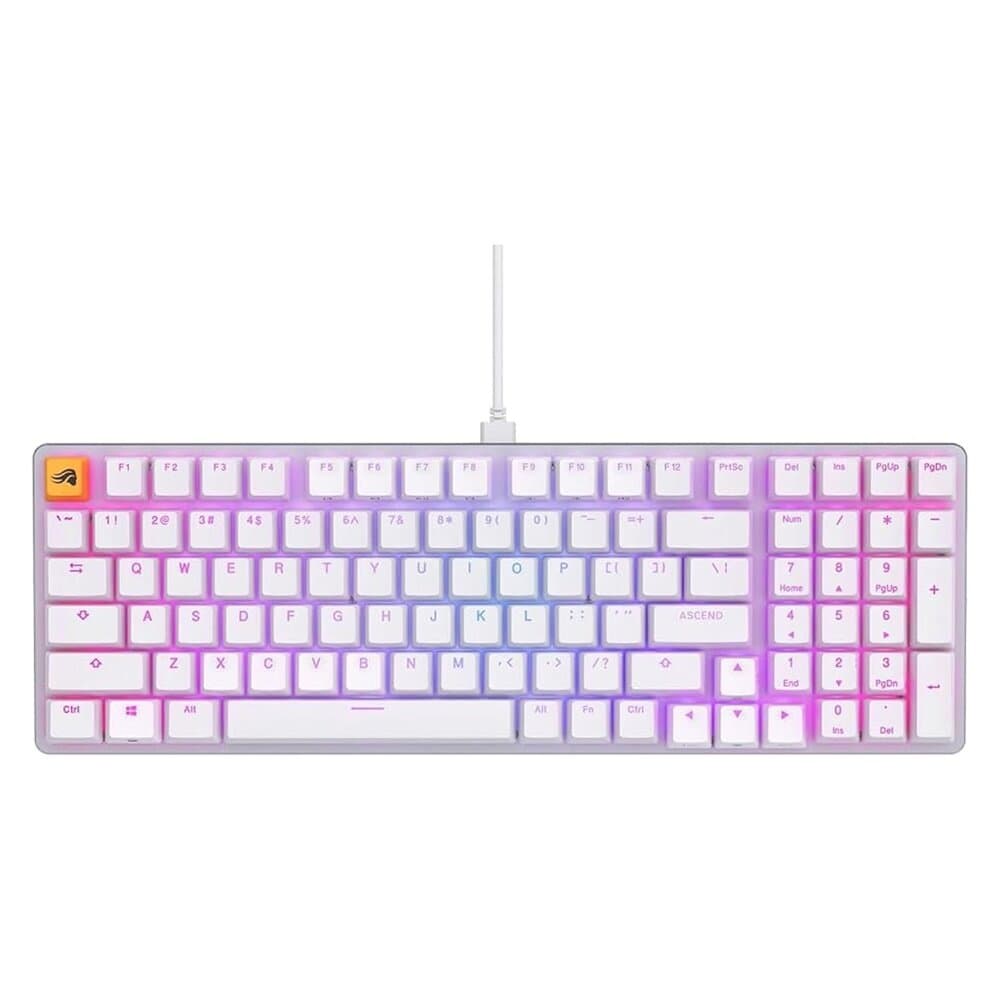 Glorious GMMK2 96% Arabic Keyboard - White