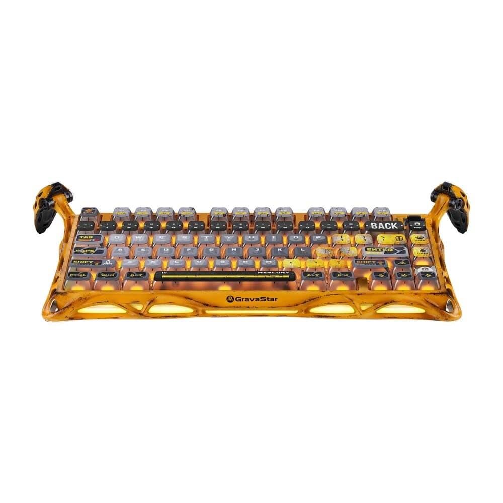 GravaStar Mercury K1 Pro Wireless Gaming Keyboard - Yellow 2