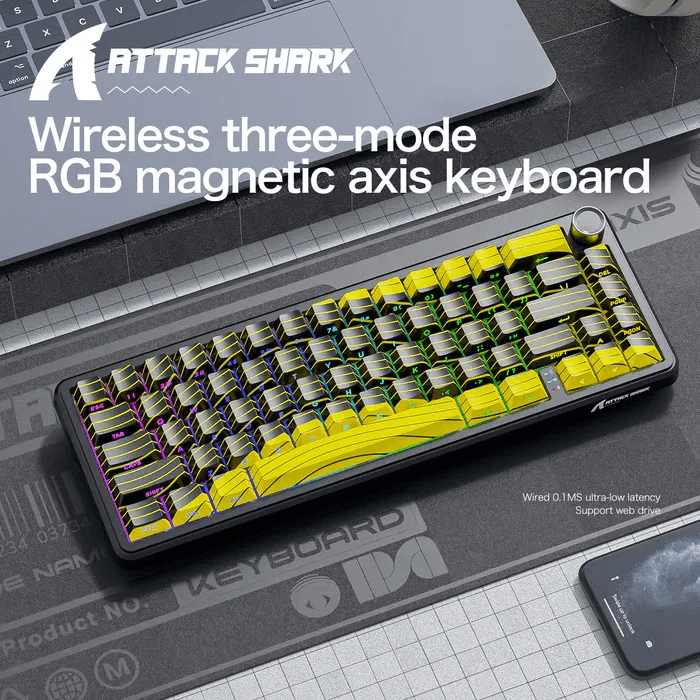 Attack Shark X65PRO HE Wireless Rapid Trigger Magnetic Switch Keyboard 4