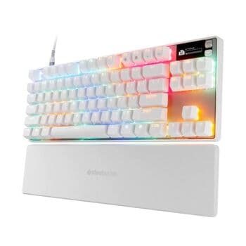 کیبۆردی گەیمینگی SteelSeries Apex Pro - سپی