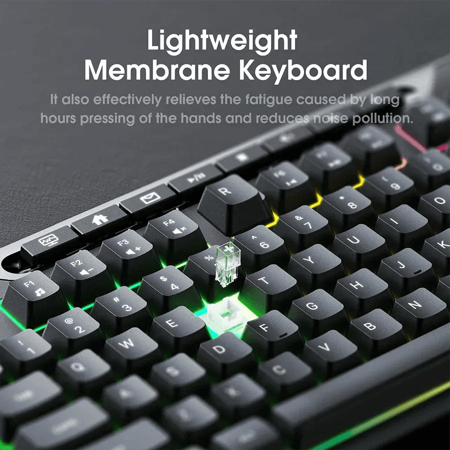ONIKUMA G32 Wired Gaming Keyboard - Black 2