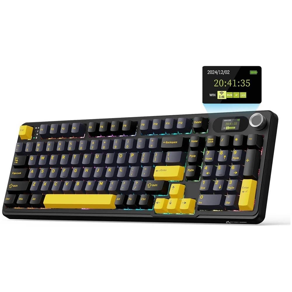 ATTACK SHARK X98 Pro Mechanical Keyboard - Star Black