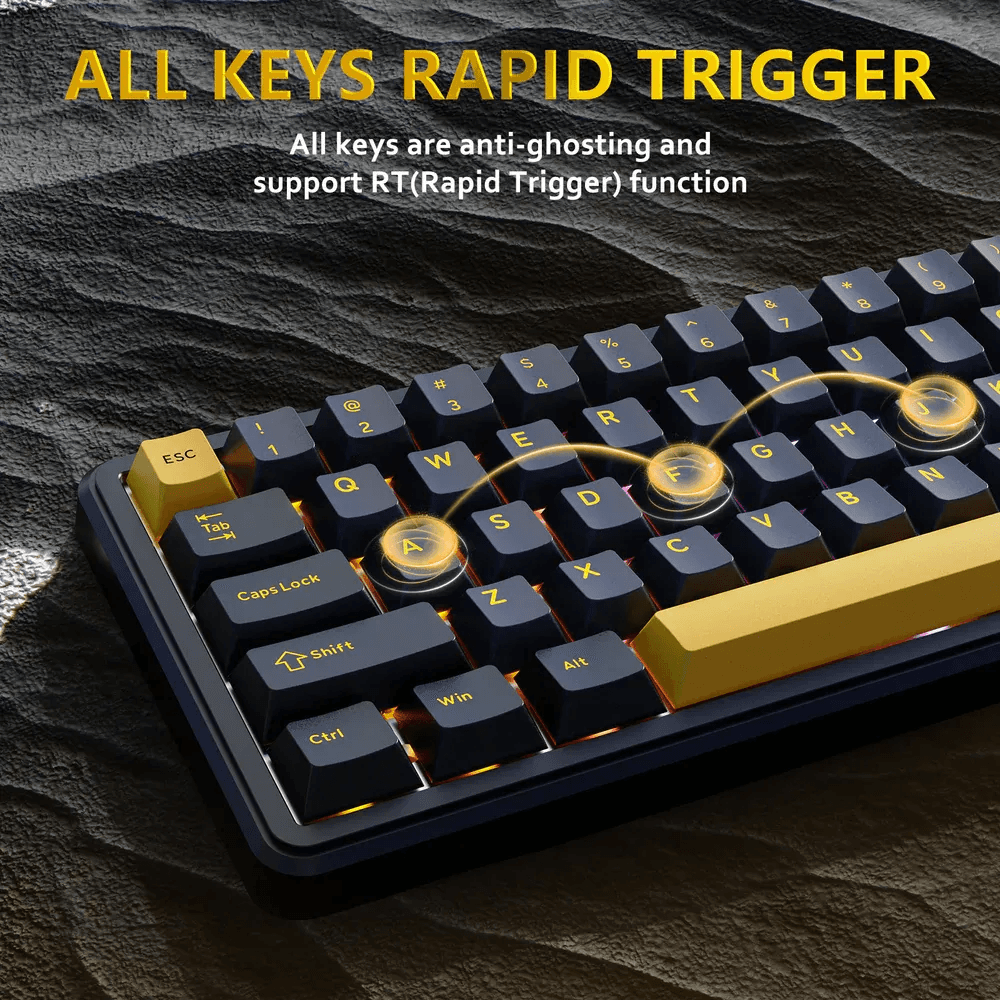 Attack Shark X65 PRO HE Magnetic Keyboard - Starry Black 5