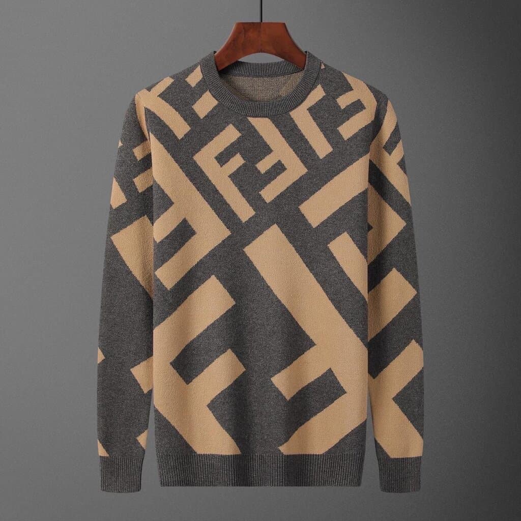 FENDI Men's Shirt - Gray (L)