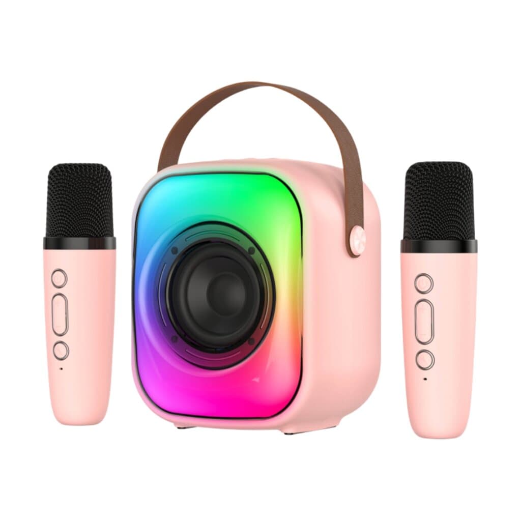 ONIKUMA L7 RGB Wireless Speaker with Mic - Pink