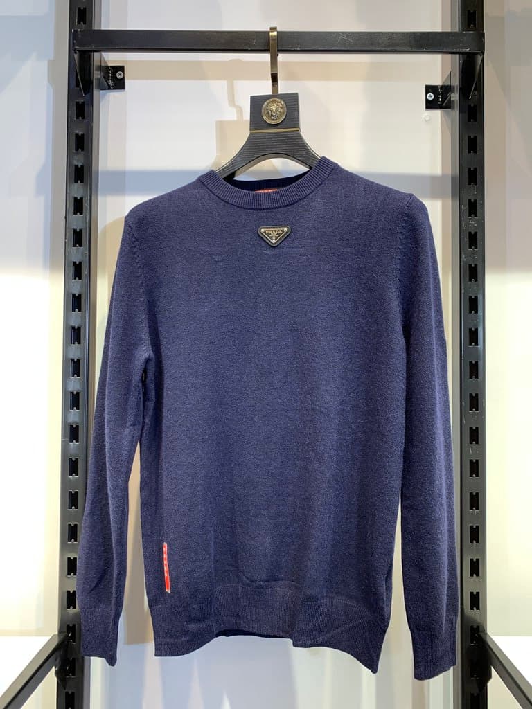 PRADA Men's Blouse - Navy Blue (L)