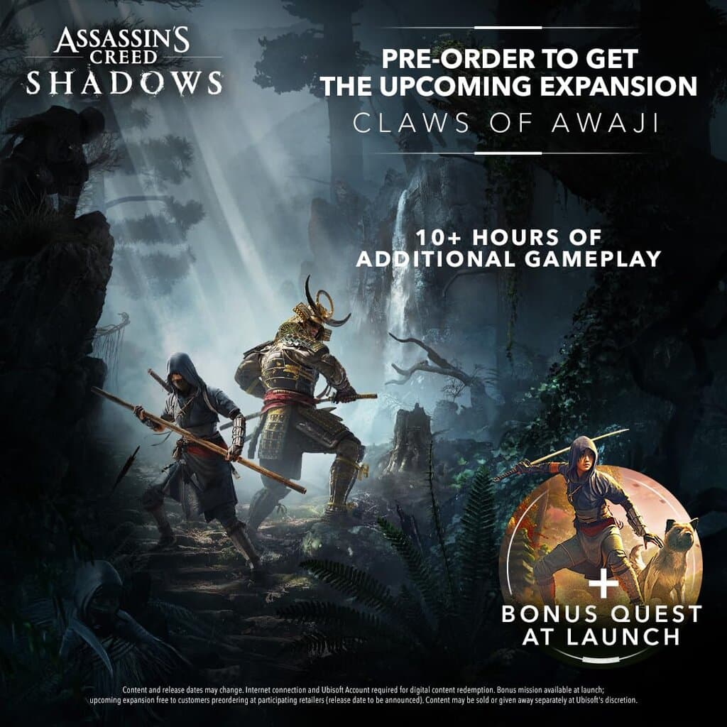 Sony Assasin's Creed Shadows Video Game - PS5 2