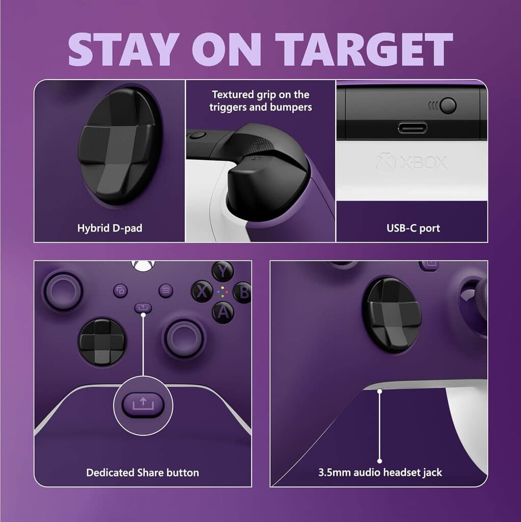 Microsoft Xbox Wireless Controller - Astral Purple 3