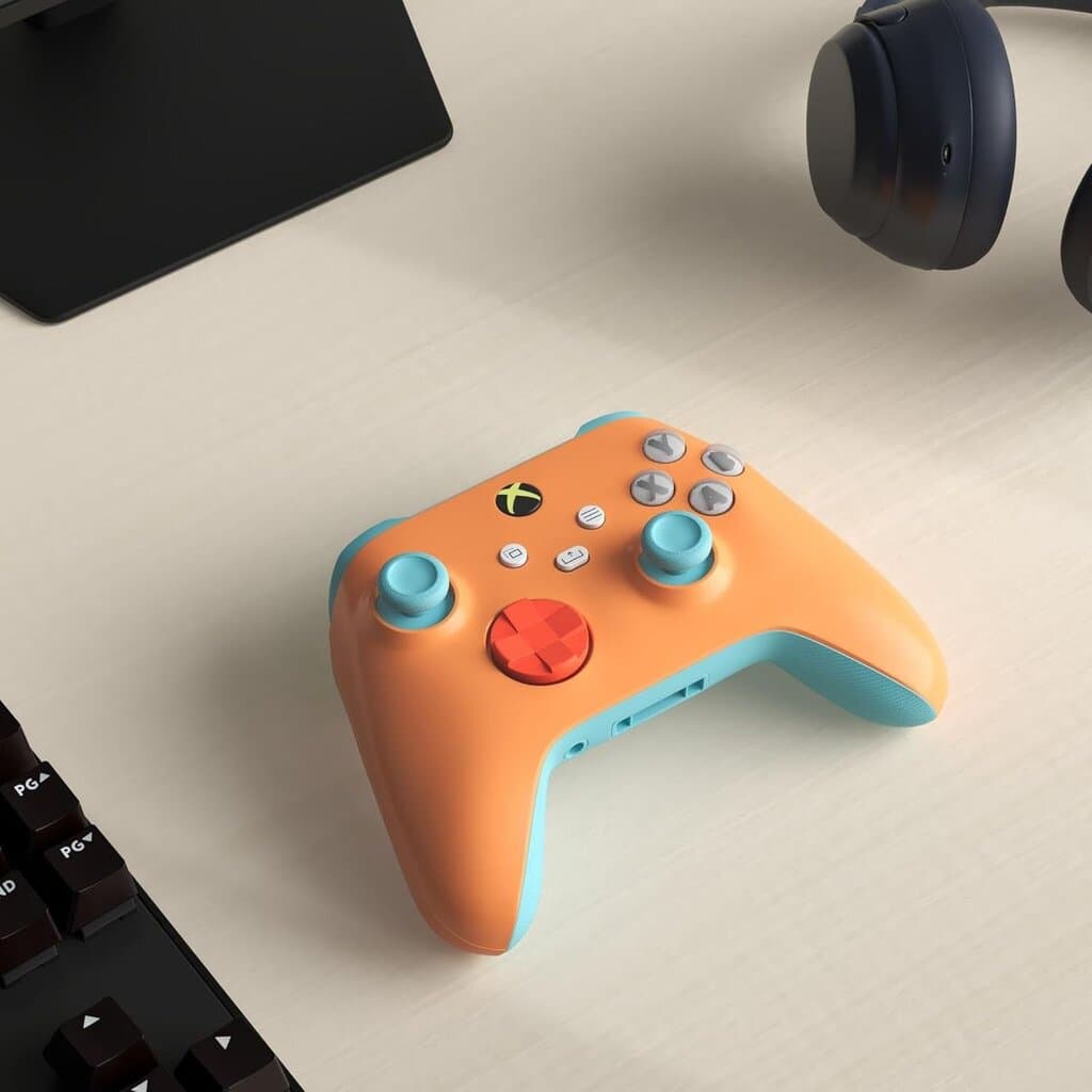 Microsoft XBOX Wireless Controller - Sky Blue & Amber 3