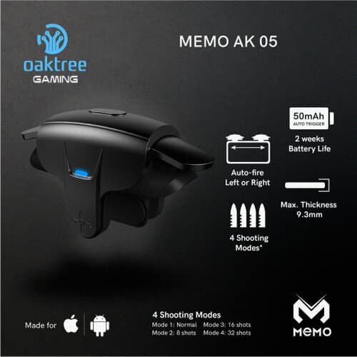 SHAFT PUBG AK05 Mobile Gaming Accessory - BLACK