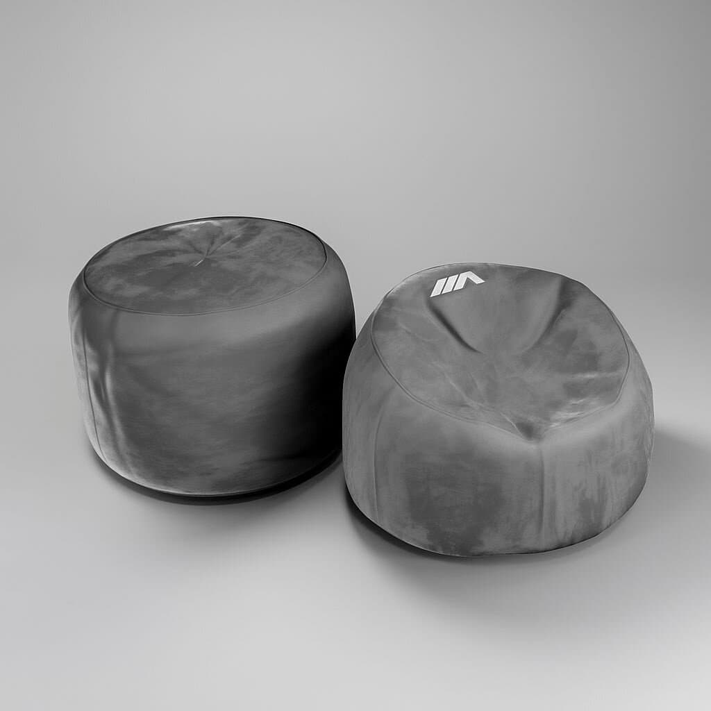 ARI GAMING Bean Bag - Dark Silver