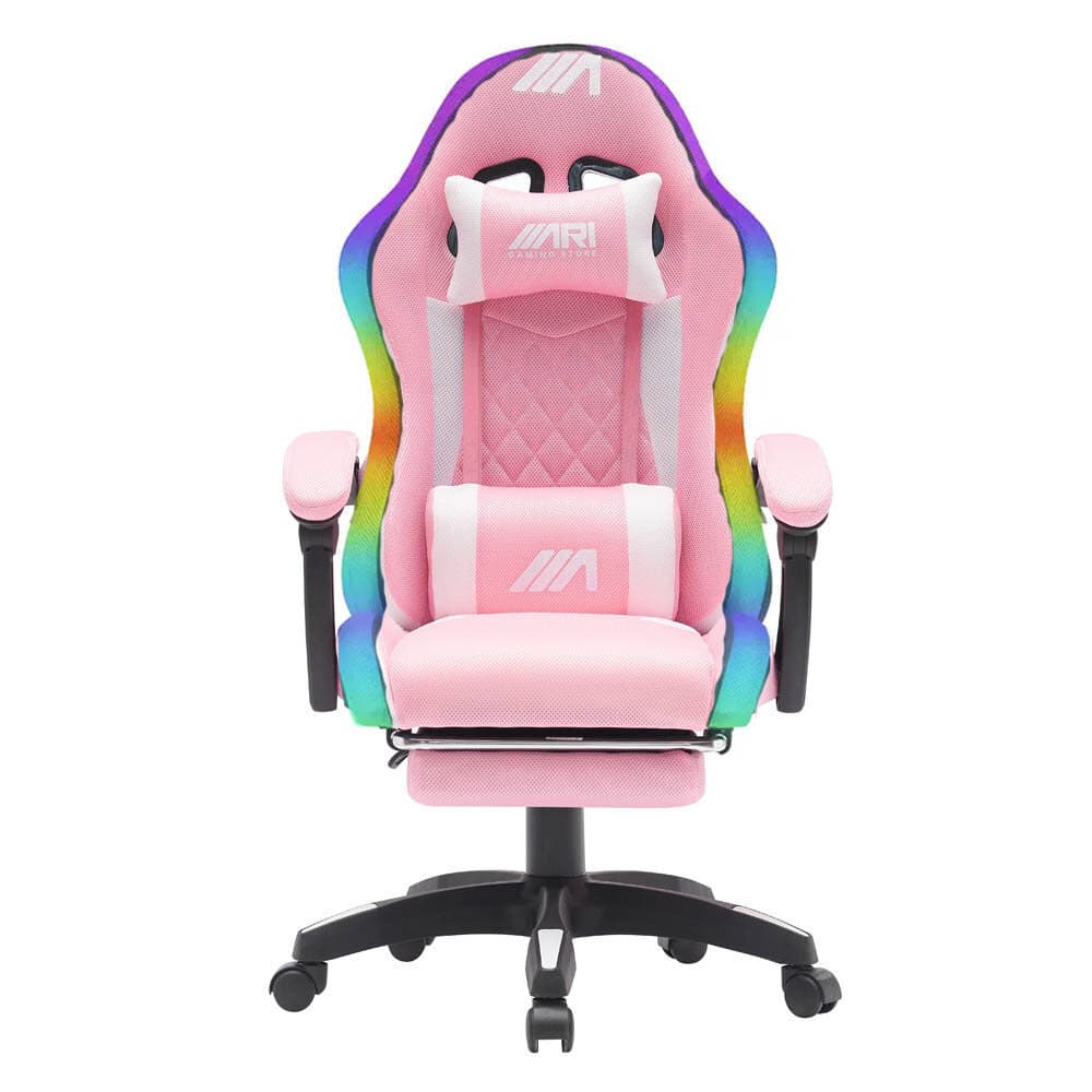 ARI GAMING Gaming Chair AG Light Mesh Full RGB - Pink & White