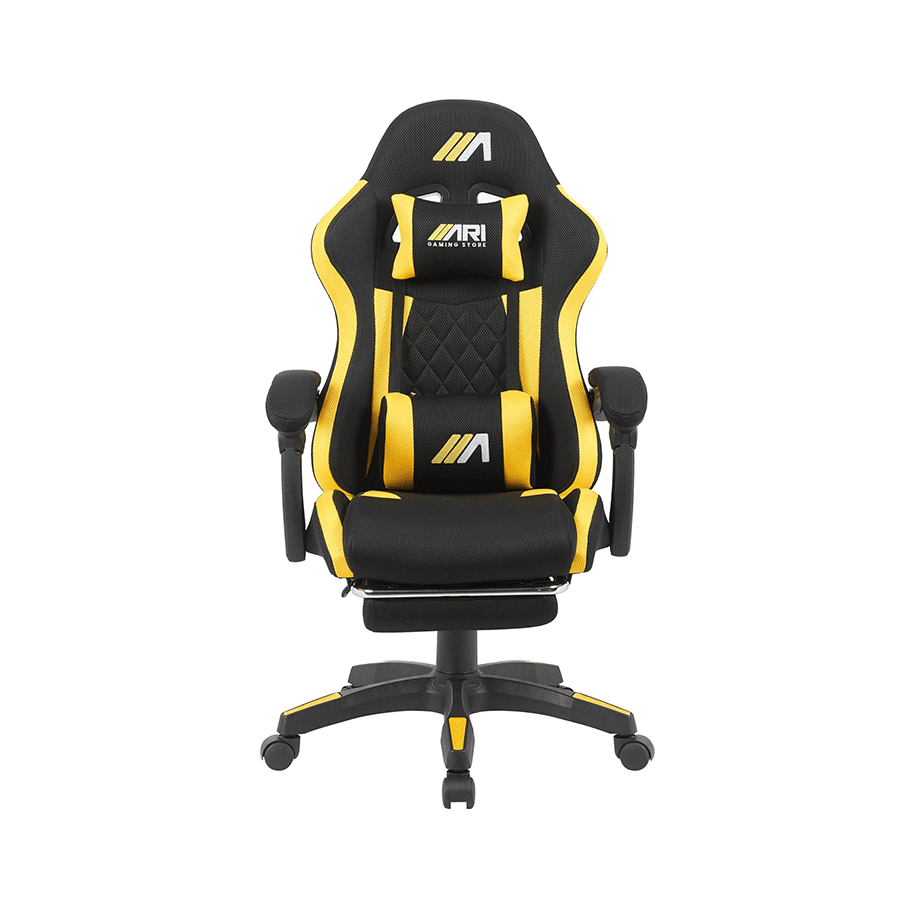 ARI GAMING AG Light Mesh Gaming Chair - Black & Yellow