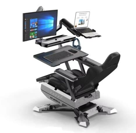 Electric Gaming Chair - White