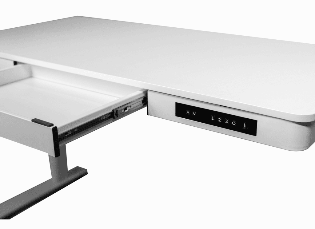 ARI GAMING Stormwolf Adjustable Gaming Table - White 4