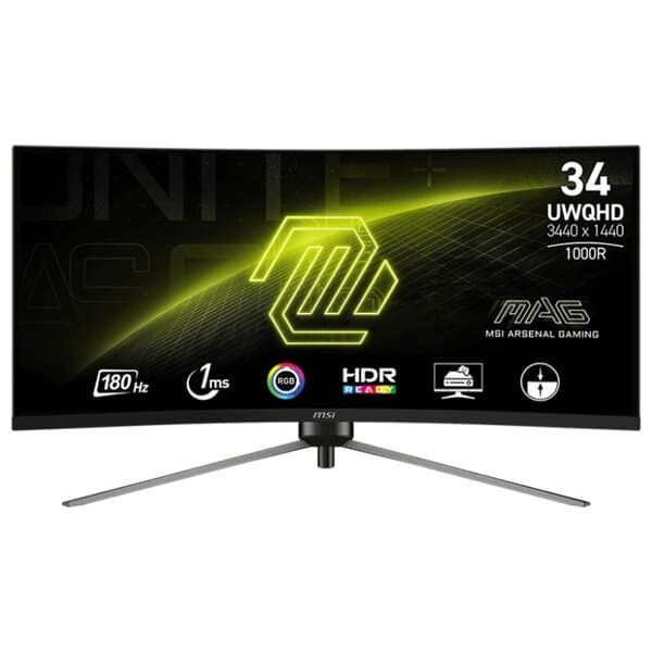 MSI MAG 345CQR 34" Curved Gaming Monitor