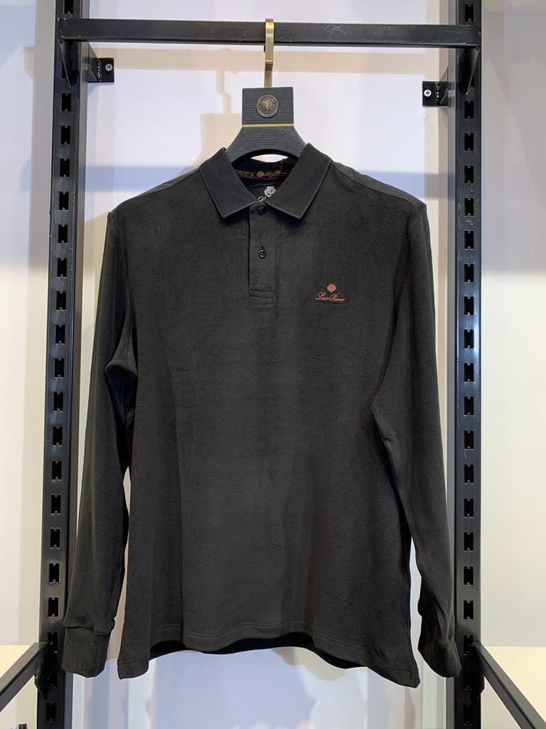 Loro Piana Men's Velvet Blouse - Black (L)