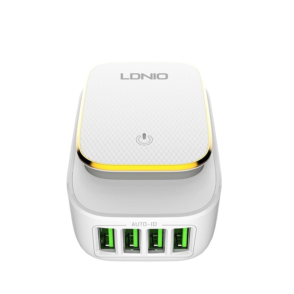 LDNIO A4405 4-Port USB Charger with Touch Lamp