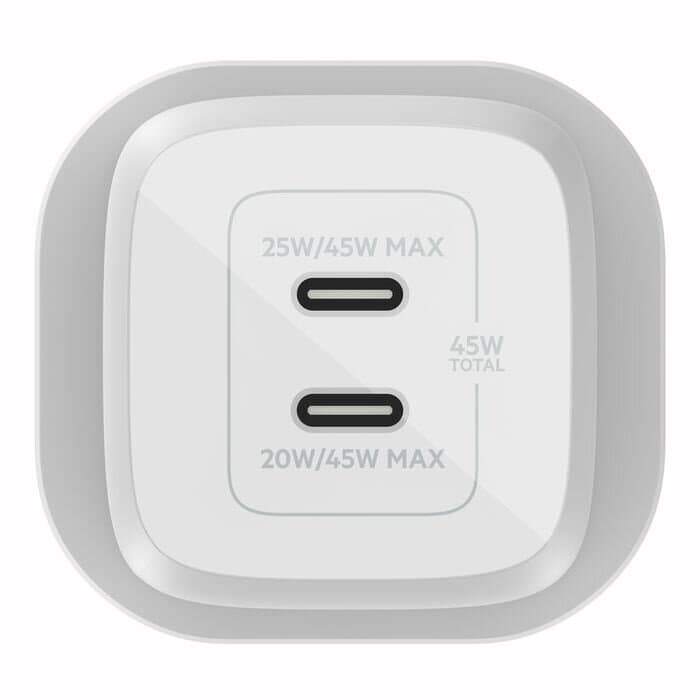 Belkin Boost Charge Pro GaN Dual Wall Charger 45W - White 3
