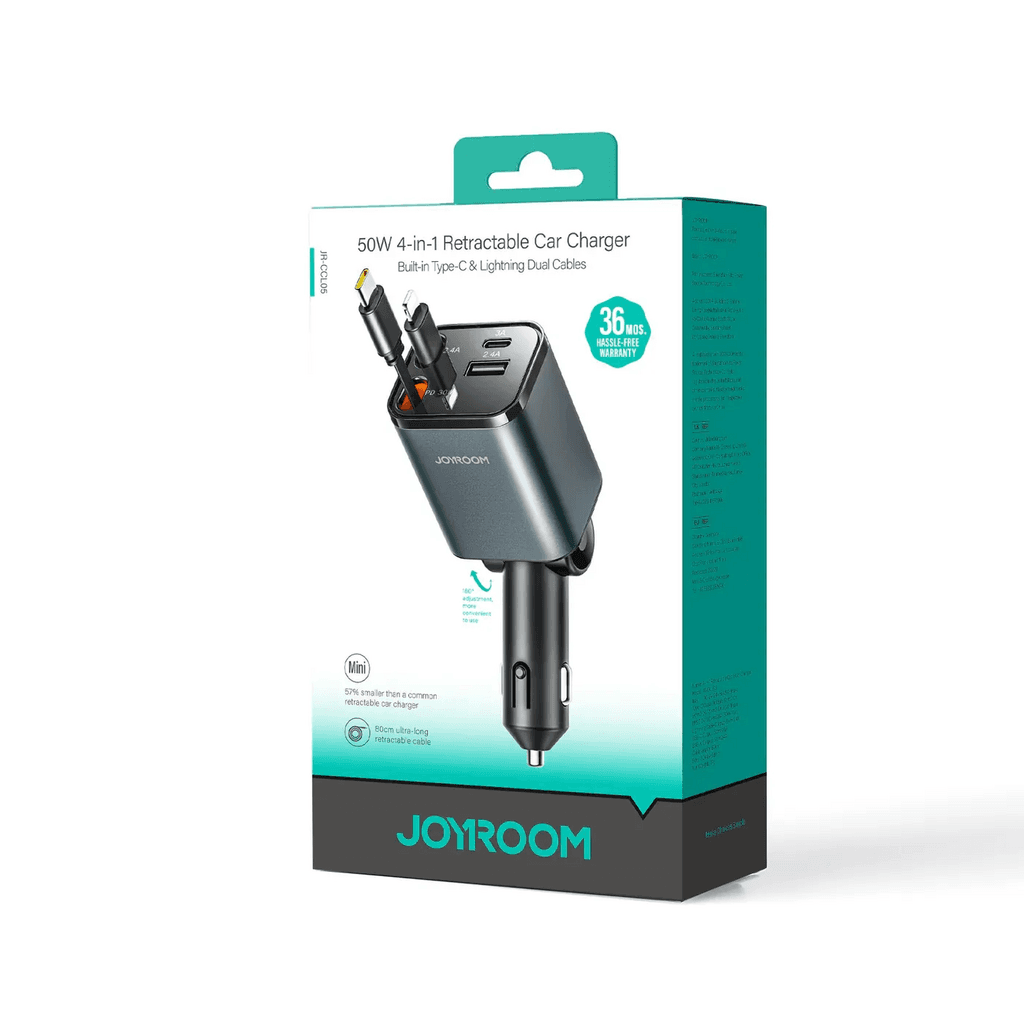 Joyroom 50W 4-in-1 Car Charger 3