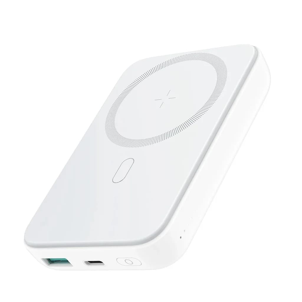 JoyRoom JR-W020 Magnetic Wireless Power Bank - White