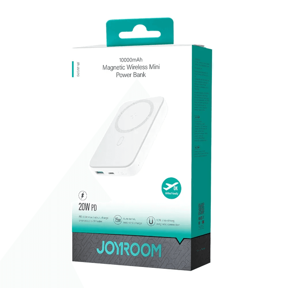 JoyRoom JR-W020 Magnetic Wireless Power Bank - White 2