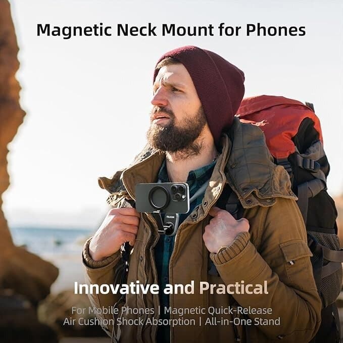Telesin Magnetic Neck Mount 3